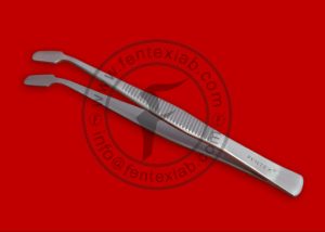Cover Glass Forceps Curved